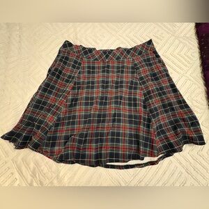 Torrid Multicolor Plaid Skater Skirt